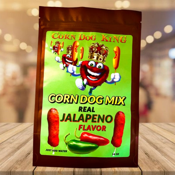 Real JALAPENO Flavor Corn Dog Mix